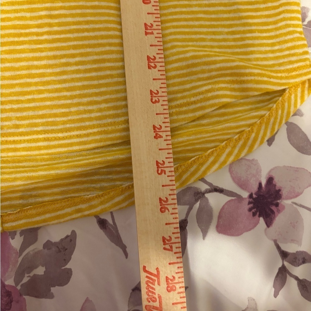 Striped V-Neck Blouse in Yellow - Picture 5 of 8
